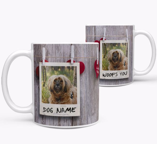 Personalised Photo Upload Mug 'Polaroid' with {dogsName}'s Photo